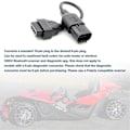 Miniatyrbilde 4 av 5: 8-pin til 16-pin OBD2-kabeladapter for Rzr / / General / Sportsman / / Diagnostisk adapter