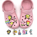 Miniatyrbild 1 av 5: 12 st Cartoon Spongebob Sko Charms Dekor För Diy Croc Clog Sandaler Tillbehör