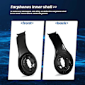 Miniatyrbilde 4 av 5: 1 par Øretelefon Inner Shell Erstatning for Beats Studio 3.0 Studio 3 Trådløse Hodetelefoner Reparasjonsdeler