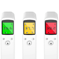 Miniatyrbillede 4 af 5: 2024 Ny 2 i 1 Panden Termometer Øre Termometer - Digital Infrarød Termometer