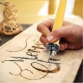 Miniatyrbilde 2 av 5: Belita Amy Vedovnbrenner Justerbar Temperatur Digital Display Pyrografi Dobbel Pen Brennende Maskin Go