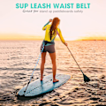 Miniatyrbild 2 av 4: SUP midjebälte, brett justerbart snabbspänne midjebälte rem anslut surfkoppel för stand up paddleboards Vattensport säkerhetsutrustning (1 st-svart)