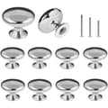 Miniatyrbild 2 av 5: Möbelhandtag - LARGEIGHT - 10-pack - Krom - Diameter 30 mm - Roséguld