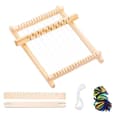 Vävram Kit, Litet Vävram Kit DIY Handstickningsvävmaskin för Vävbräda Väv Tapestry A