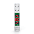 Miniatyrbild 2 av 4: 80~500V Trefas 35mm DIN-skena Montering Spänningsmätare Modulär Voltmeter Mätare 3 LED Digital Display
