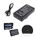 Miniatyrbild 3 av 5: Batteriladdare för Nikon EN-EL3E EN-EL3 D100/100SLR/D50/D70/D70S/D200/D80/D90