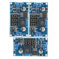3st LM2596 DC-DC Justerbar Nedtransformator Spänningsomvandlare LED-Display Voltmeter 4.0