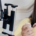 Miniatyrbilde 5 av 5: Trådløs Bluetooth Tommelmus Finger Lat Person Berøringsfjernkontroll Oppladbar Mause Datamaskin Håndflate Mus