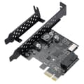 PCI-e 1x till USB 3.2 Gen1 5gbps 20-stifts Front Panel Header (till Typ-C Front Panel Header) Front Panel