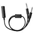 Miniatyrbillede 3 af 5: Helikopter Headset Adapterkabel til Generel Luftfart U 174