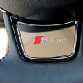 Miniatyrbillede 5 af 5: S Line 3D Metal Emblem Badge Sticker til Rattet til A3 A4 A5 A7 Q3
