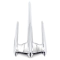 Miniatyrbilde 1 av 5: Chrome ABS Front Fairing Trunk Lid Tip Case for Goldwing GL1800 2001-2015