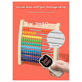 Miniatyrbillede 4 af 5: Matematik Beregningsstativ, Addition og Subtraktion Talgenkendelses Artefakt, Træ Abacus