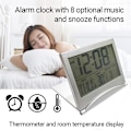 Miniatyrbild 2 av 5: Digital LCD Fällbar Datum Skrivbord Temperatur Resa Väckarklocka