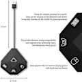 Miniatyrbild 4 av 5: Tangentbords- och musadapter för Nintendo Switch/ Ps4/ Ps3/ Xbox One/ Xbox 360-omvandlare