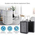 Miniatyrbilde 3 av 5: LV-H128 Erstatningsfilter Kompatibelt med LEVOIT LV-H128 Luftrenser, LV-H128 H13 True HEPA Erstatning