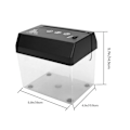 Miniatyrbillede 4 af 5: Bærbar Elektrisk Papirshredder USB Batteridrevet Shredder Dokumenter Papirklipper Værktøj Kontor
