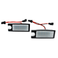 Miniatyrbilde 1 av 5: 18 LED Nummerplate Lys For Volvo S80 S60 V70 Xc70 Xc90 (2 stk/sett)