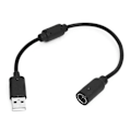 Miniatyrbild 1 av 5: Naievear USB-brytbar förlängningskabeladapter för Xbox 360 trådbunden spelkontroll