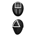 Miniatyrbillede 1 af 5: 2 stk. Squid Game Maske TV Cosplay Maskerade Gyser Kostumefest PP