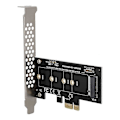 Miniatyrbillede 1 af 5: M.2 PCIe Adapter, M.2 til PCI E3.0 X1 Udvidelseskort, M2 SSD NGFF NVME (M Key) til PCIe 3.0 x 1 til Skrivebord