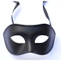 Miniatyrbillede 1 af 5: 2* Mænds Maske Sort Mat Klassisk Stil Venetiansk Maske, Maskerade, Burlesque Ball Party (sort One Size)