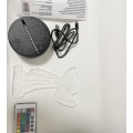 Miniatyrbilde 5 av 5: Veeki Huggy Wuggy nattlys for barn - 11 farger Huggy Wuggys lampe soveromsdekor 3D illusjon Huggy Wuggys gaver med fjernkontroll smart berøring, jul