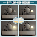 Miniatyrbild 3 av 5: Touch Lamp Switch 2 Pack, touch Lamp Control Module For Dimmable Led,bulbs,lamp Switch Replacement K