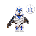 Miniatyrbillede 5 af 5: 8 stk./sæt Star Wars Minifigur Samlede Byggeklodser Legetøj Echo Jesse Rex Figur Samleobjekt Legetøj