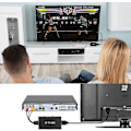 Miniatyrbild 3 av 5: RCA till HDMI-omvandlare, komposit till HDMI-adapter stödjer 1080p Pal/ntsc