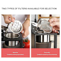 Miniatyrbillede 2 af 5: 304 Rustfrit Stål Squeezer Juicer Håndpresse Citruspresse Manuel Juicer Bærbar Juicer til Køkken