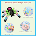 Miniatyrbild 2 av 5: 4-pack nya sensoriska fidgetleksaker, transformerbar kedjespindelfingertoppsspindel, DIY fidgetspinners för barn och vuxna födelsedagsfestgåvor