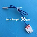 Miniatyrbild 5 av 5: Temperatursensor för SAMSUNG RSH1NBBP Kylskåp Termistor Kyl Frys Sensor Sond Ersättning