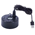 Miniatyrbilde 1 av 5: Mist Maker, USB-port 4 farger LED-lys Mini Mister Tåkefogger, Innendørs Fontene Hage Dam Vann F