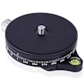 Miniatyrbillede 1 af 4: Kamera Pan Base med Arca Swiss Style Plade, 0,95 cm Skrue Aluminium Panorama Kugle Tripodhoved Med