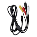 Miniatyrbild 5 av 5: Högkvalitativ Mini USB till 3 RCA-kabel för Sony Handycam-videokamera DCR-DVD, DCR-HC, DCR-SR, DCR-SX, DEV, HDR-CX, HDR-HC