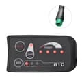 5PIN S810 E-cykelmätare LED-display IP65 36V UART för elcykel Elcykelmätare(36V)