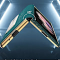 Miniatyrbild 4 av 5: SBSG Fodral för Samsung Galaxy Z Fold 3 Lyxigt Läder Hybrid Plätering PC med Stativskydd Stötsäkert Skyddande Vikbart Fodral för Samsung Galaxy Z Fold