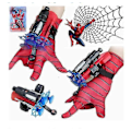 Miniatyrbillede 1 af 2: Spider-Man Handske Web Shooter Dart Blaster Launcher Spiderman Kostume Børns Legetøj-1