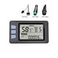 Miniatyrbild 2 av 5: P3H LCD-displaymätare Instrumentbräda 24V 36V 48V 60V Elcykelmätare Displaypanel för Elsparkcykel