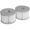 Miniatyrbilde 1 av 3: Pakke med 2 Mspa V2-filtre for Fjord, Kili, Camaro, Mono, Aurora og Tekapo oppblåsbare spa - 2 erstatningsfilterpatroner for Mspa oppblåsbart spa