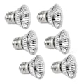 Miniatyrbillede 1 af 5: 6 Pak Varmepærer 50W UVA UVB Lamper til Reptiler, Skildpadder, Slanger