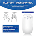 Miniatyrbild 2 av 5: Bluetooth Trådlös Magic Mouse Tyst Uppladdningsbar Datormus Slim Ergonomisk PC-mus för Apple M