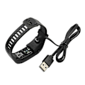 Miniatyrbild 4 av 5: Datasyncroniseringsdockningsstation USB-laddningsklämma Laddare för Garmin Vivosmart HR-klocka