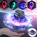 Miniatyrbild 3 av 4: UFO Fingertip Upgrade Flygande Spinner Dekomprimering Leksak för Vuxna och Barn (Blå)