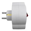 Pikkukuva 3 / 5: EU-standardin mukainen monipistoke 250V 16A kaksoispistorasian muunnospistorasia pistorasian kytkimellä Power Ada