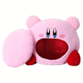 Miniatyrbilde 1 av 4: Kirby Spillperiferi Inhalerbart Nap Hodebånd Pute Rosa Hatt Plysj Leke Guanguan