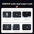 Miniatyrbillede 4 af 5: 2 stk Bluetooth 5.0 Sender Modtager 4-i-1 Trådløs Lyd 3,5 mm USB Aux Adapter