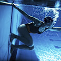 Miniatyrbild 2 av 5: Justerbart simbälte för pool, simmotståndsband, simträningbälte, blybelastat träningshjälpbälte för pool, vattenfitnessutrustning för barn/vuxna