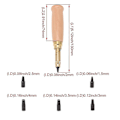 Miniatyrbilde 3 av 3: 7 stk Japanske Skruehullstansesett for Bokbinding Sy Printing Ws6129